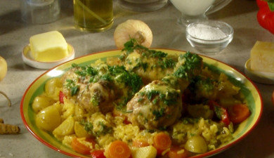 Let's Cook Together: Chicken Sauce with Garnish