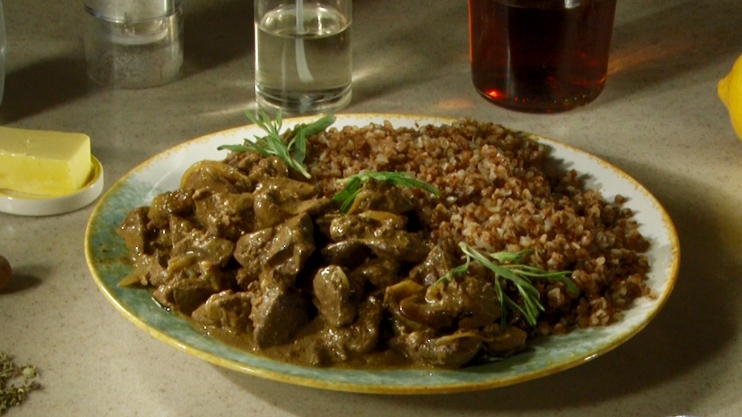 Let's Cook Together: Chicken Liver with Mustard Sauce