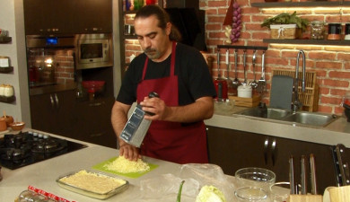 Готовим вместе. Пирог с луком и сыром