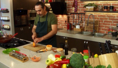 Готовим вместе. Тыквенный суп с мясными шариками